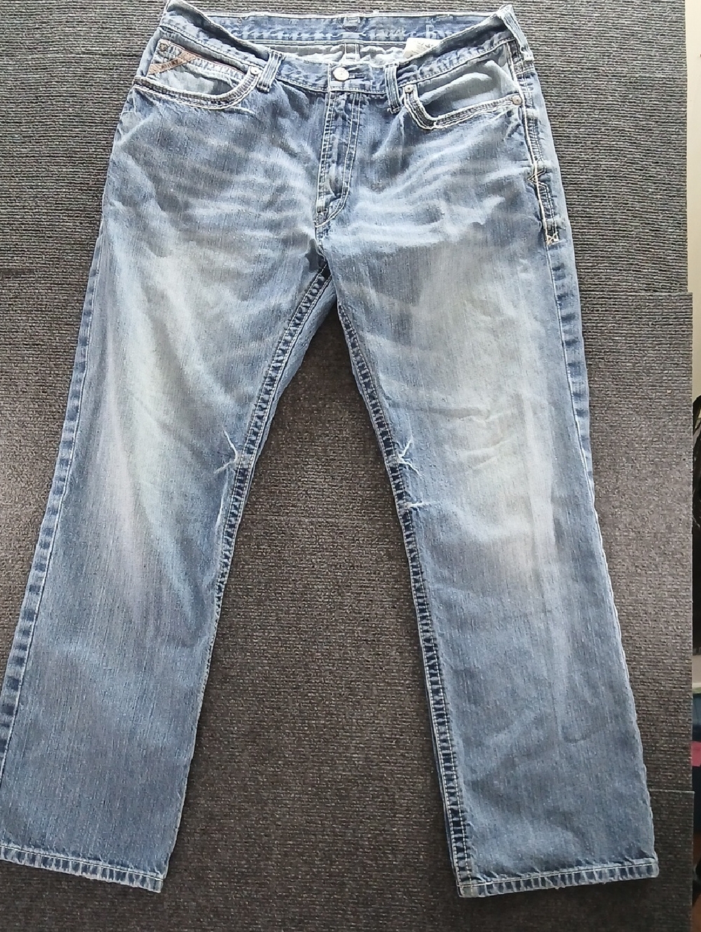 Ariat Men's M4 Coltrane Durango Boot Cut Straight Leg Jeans Sz 36/32